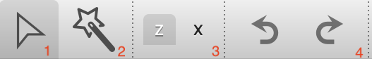 The Proof window's toolbar